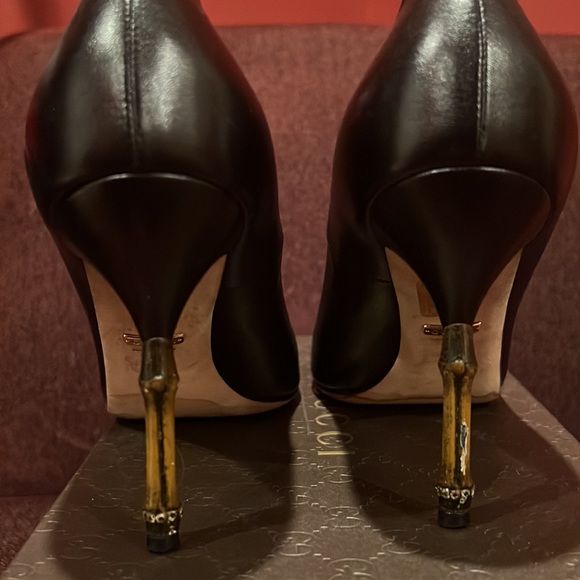 Gucci Malaga Kid Black Pumps - Picture 2 of 8